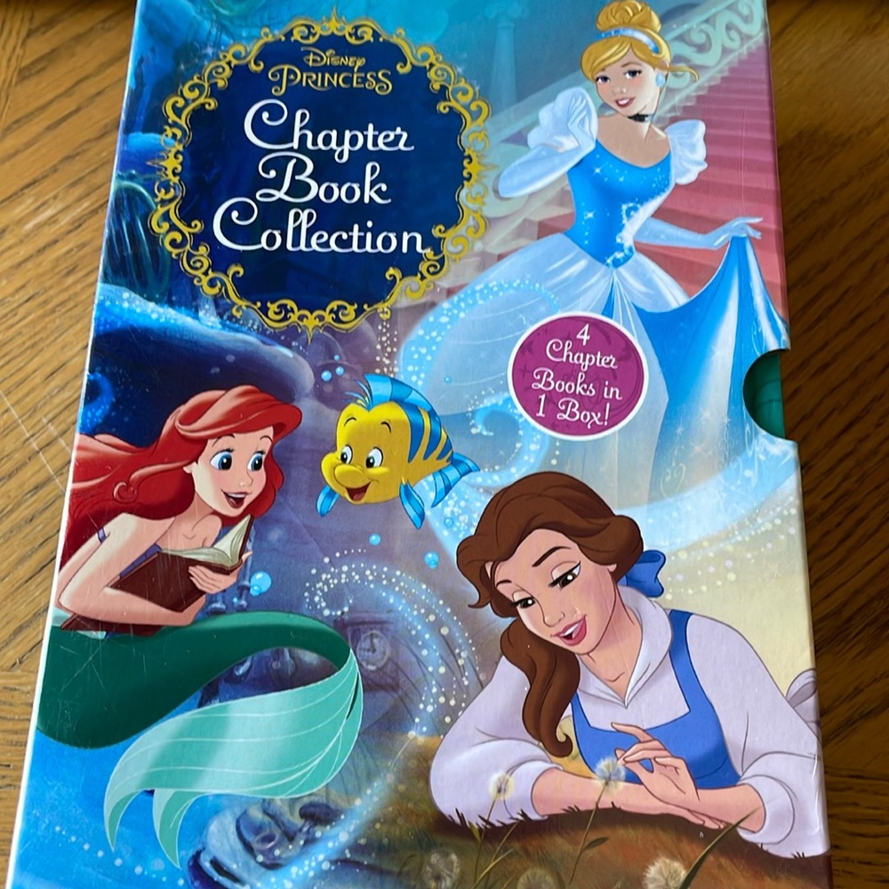 Disney Princess Chapter Book Collection by Disney Press (4 Book Set)